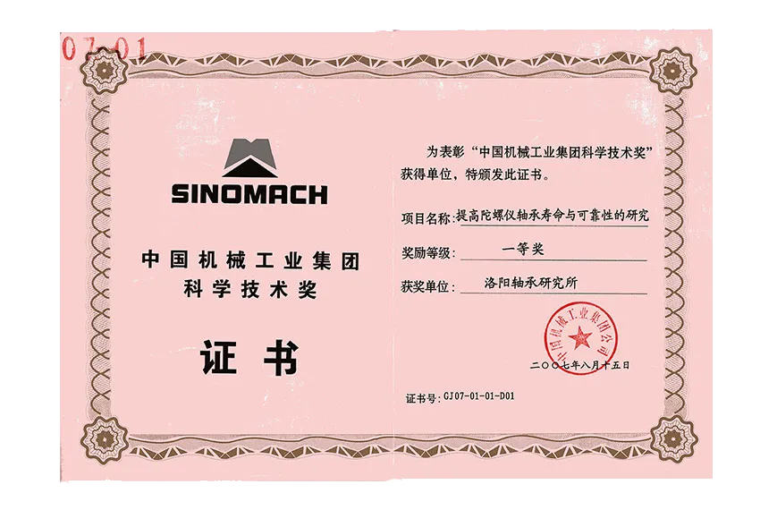 First Prize in Science and Technology